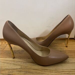 Enzo angliolini Brown Stiletto Heels size 8.5 EUC